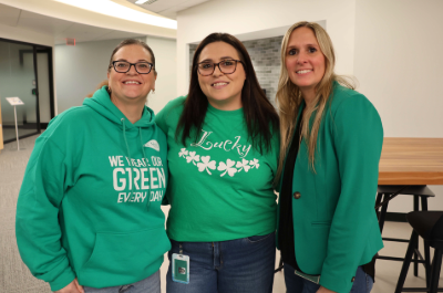 CDPHP Employees wearing green tops