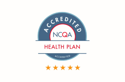 Accredited NCQA 5-Star Health Plan